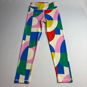 Hanna Andersson Colorful Athletic Leggings MadetoStretch Modern Geo Print